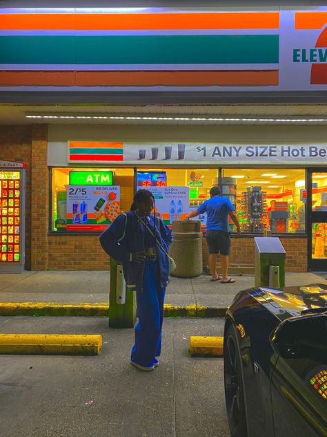 #indie #friends #indiekidfilter #aesthetic 7 11 Aesthetic, Eleven Aesthetic, Seven Eleven, Youth Photos, 7 Eleven, Night Vibes, Indie Aesthetic, Glitch Art, Dead To Me