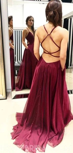 Prom Dresses Cheap, Burgundy Evening Dress, Formal Cocktail Party, Prom Dresses With Pockets, Dresses Cheap, Long Sleeve Gown, Backless Prom Dresses, Long Prom Dresses, Cheap Custom