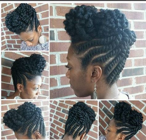 Hair styles Styles Of Braids, Natural Updo, Natural Twist, Twist Updo, Flat Twist Updo, Twisted Hair, Twisted Updo, Updo Styles, Natural Hair Twists