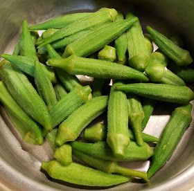 A Working Pantry: How I Boil Okra! How To Boil Fresh Okra, Steam Okra Recipe, How To Cook Fresh Okra, Boiled Okra Recipe Southern, Boiled Okra Recipe, Boiled Okra, Working Pantry, How To Cook Okra, Okra Recipe