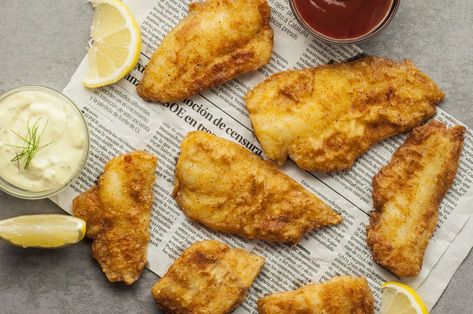 Fried Fish Fillet Recipe, Best Cod Recipes, Pollock Fish, Fish Fillet Recipe, Baked Fish Fillet, White Fish Recipes, Fish Chowder, Baked Cod, Fish Sandwich