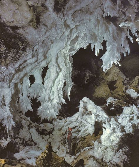 These Are The Three Deepest Caves In The U.S. Carlsbad Caverns National Park, Carlsbad Caverns, Crystal Cave, Caving, Snow And Ice, Amazing Nature, Mother Earth, Natural World, Geology