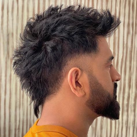 Funk Hairstyle, Viking Haircut, Mohawk Hairstyles Men, Mens Haircuts Short Hair, Gents Hair Style, Oval Face Haircuts, Mens Hairstyles Thick Hair, Viking Hair, Beard Hairstyle