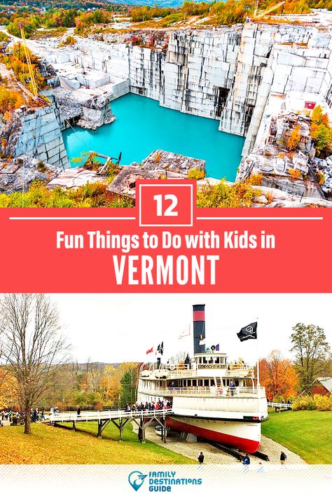 Dreaming about a family vacation to Vermont and looking for things to do? We’re FamilyDestinationsGuide, and we’re here to help: Discover the most fun things to do in Vermont with kids - so you get memories that last a lifetime! #vermont #vermontthingstodo #vermontwithkids #vermontactivities Things To Do In Vermont, Waterbury Vermont, Vermont Trip, Vermont Vacation, Kid Friendly Vacations, Vermont Fall, Family Summer Vacation, New England Road Trip, England Trip