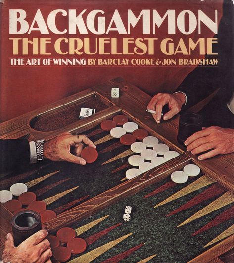 Backgammon The Cruelest Game: The Art of Winning Bizarre Books, Backgammon Game, Weird Vintage, Backgammon Board, Vintage Board Games, Bargain Books, Random House, I Have No Friends, Book Humor