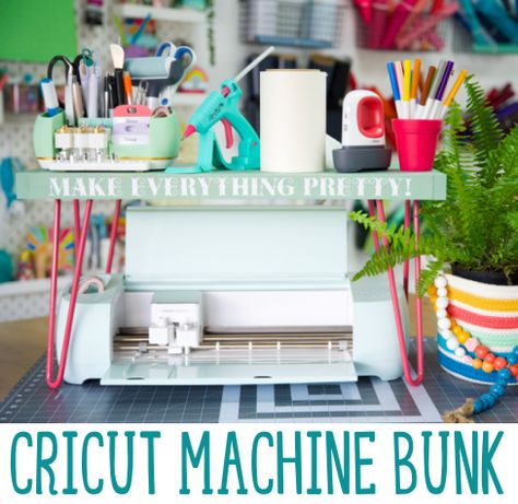 Multiple Cricut Machine Storage, Multiple Cricut Machine Shelf, Offset Cricut Design Space, Sims 4 Cc Cricut Machine, Cricut Explorer 2 For Beginners, Pink Spray Paint, Machine Storage, Perfectly Organized, Cricut Hacks