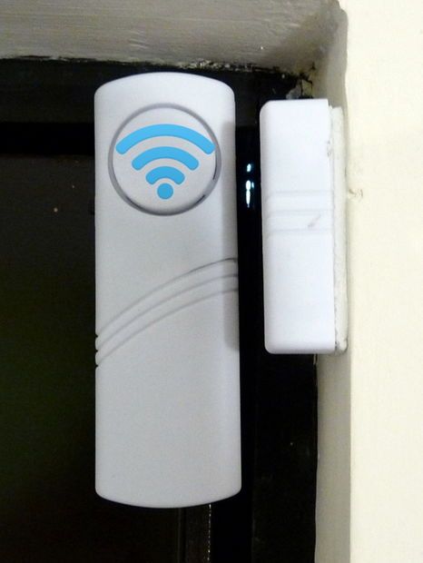 $4 WiFi Door Alarm using a ESP8266 #IoT Iot Projects, Door Alarms, Wireless Home Security Systems, Best Home Security, Security Equipment, Wireless Home Security, Home Protection, Arduino Projects, Security Alarm