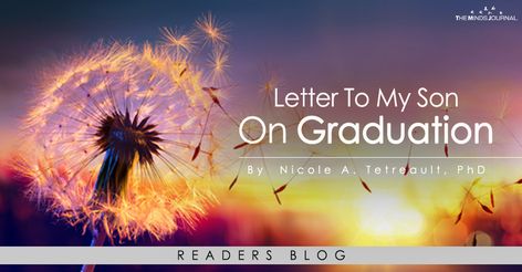 Letter to my son on graduation - https://themindsjournal.com/letter-to-my-son-on-graduation/ Letter To Son On Graduation Day, Letter To My Son On Graduation Day, Graduation Letter To Son, Graduation Party Checklist, Letter To Son, Letter To My Son, Graduation Letter, Graduation Words, Graduation Message