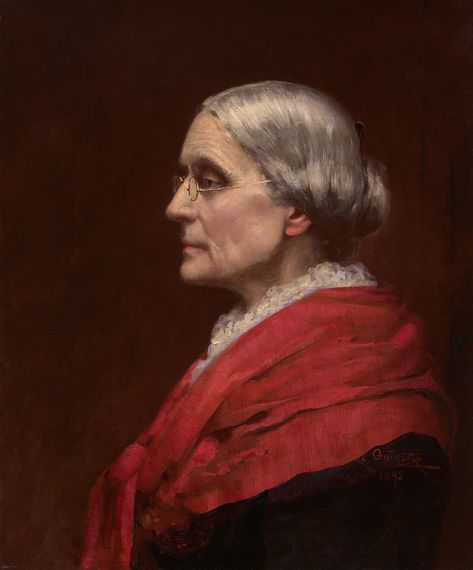 Susan B Anthony, Smithsonian Museum, Art Promotion, Painting Media, Painting Medium, History Projects, Smithsonian Institution, Primitive Home, National Portrait Gallery