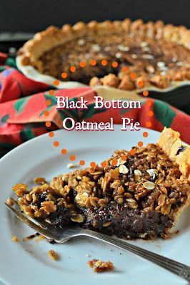 Black Bottom Oatmeal Pie is an awesome and easy pie to make! #pie #blackbottompie #dessert #baking #holidayfood Black Bottom Pie, Oatmeal Pie Recipe, Delicious Thanksgiving Desserts, Oatmeal Pie, Chocolate Chip Pie, Caramel Filling, Delicious Thanksgiving, Flaky Pie Crust, Easy Pie