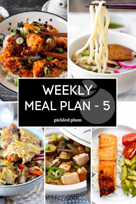 Weekly Meal Plan – Menu 5 Doenjang Jjigae, Jjigae Recipe, Donburi Bowl, Easy Weekly Meals, Meal Schedule, Deep Fried Tofu, Weekly Meal Plan, Foods Delivered, Tofu Recipes