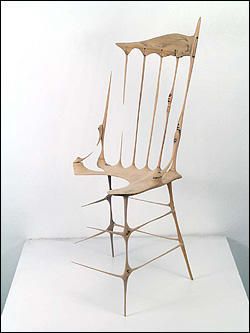 Art Chair, Contemporary Sculpture, Sculpture Installation, Staircases, Wooden Chair, Art Furniture, A Chair, Wood Sculpture, Tron