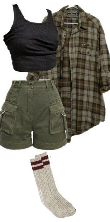 Casual Indie Outfits Summer, Cool Outfit Ideas Edgy, Outfit Ideas Templates, Dark Acidamiaoutfits, Earthy Casual Outfits, Summer Outfits Earthy, Summer Outfit Inspo Plus Size, Therian Clothing Style, Cavetown Outfit Ideas