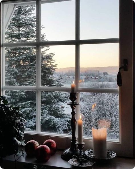 Pekný Večer, Country Morning, Window Views, Cat City, Snow Covered Trees, Winter Mood, I Love Winter, Morning Sunrise, Winter Love