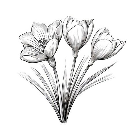 Premium Photo | Crocus Flowers Vector Illustration With Classic Tattoo Motifs Crocus Flower Drawing, Crocus Flower Tattoo, Crocus Drawing, Crocus Flowers, Future Tattoo Ideas, Crocus Flower, Flowers Vector, Flowers Drawing, Classic Tattoo