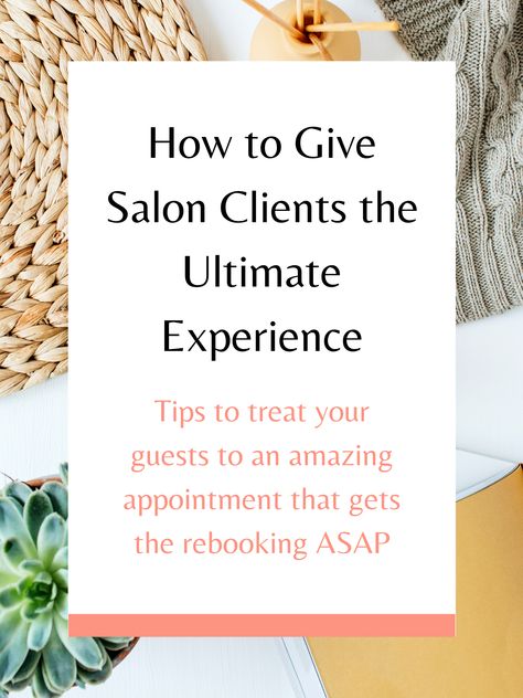 Salon Suite Business Ideas, Small Home Nail Salon Ideas, Hair Salon Event Ideas, Salon Guest Experience Ideas, Snacks For Salon Clients, Salon Merchandise, Hair Client Gifts, Home Service Salon, Hair Salon Giveaway Ideas