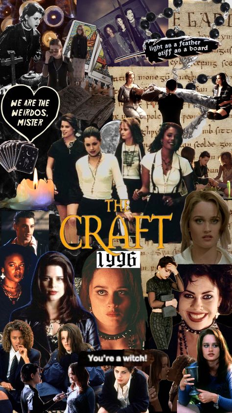 The Craft Scary Movies Wallpapers, The Craft 1996 Aesthetic, Aesthetic Horror Movies, Scary Movies Aesthetic, Scary Movie Wallpaper, The Craft Wallpaper, Holloween Wallpapers, Colure Pallet, 90s Horror Aesthetic