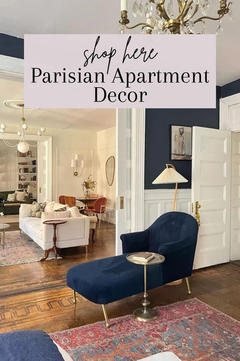 Shop my home decor and Parisian interior pieces here. Shop my home decor looks. Parisian style apartment, home decoration living room, home decoration tips, home decoration for kitchen, home decor for apartments. French Apartment Decor, Parisian Chic Decor, Parisian Style Interior, Paris Apartment Interiors, Parisian Style Apartment, Parisian Style Home, Modern Parisian Apartment, Provincial Farmhouse, Parisian Apartment Decor