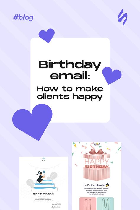 Discover the art of crafting impactful birthday emails for your subscribers! Learn more about strategies, tips, and real-life examples to bring smiles and strengthen relationships. Tap the link ⬆ Follow us on Pinterest for more inspiration and tips. 🤗 #stripoemail #emailnewsletter #birthdayemail #emailtemplatedesign #emaildesigninspiration #emailmarketingdesign Birthday Email Marketing, Birthday Email, Email Template Design, Email Design Inspiration, Email Marketing Design, Email Design, Email Campaign, Lets Celebrate, Email Marketing