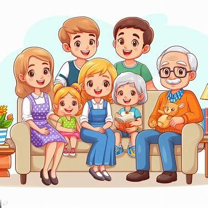 family gathering cartoon clipart images - Pencipta Imej daripada Microsoft Bing Family Images Cartoon, Pictures Of Family, Family Clip Art, Cartoon Family, Family Picture Cartoon, Verbs For Kids, Cartoon Grandma, My Family Picture, Easy Preschool Crafts