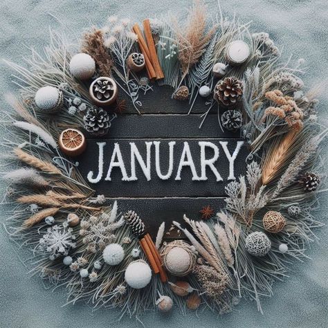 January Facebook Cover Photos, January Aesthetic Month, January Vibes, January Aesthetic, January Images, Christian Christmas Decorations, Month Pictures, January Baby, Hello January