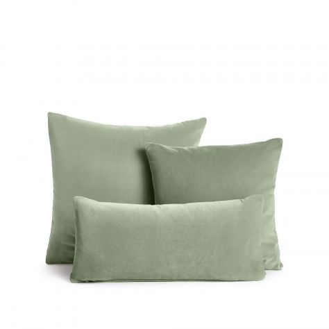 Monroe Cushion, Sage - Cushions - Textiles Sage Green Cushions, Sage Pillows, Sage Cushions, Sage Green Pillows, Soho House Chicago, Cushion Inspiration, School Kitchen, Babington House, Easter Eggers