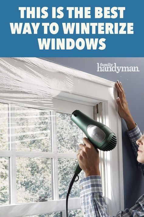 Winterize Windows, Home Maintenance Tips, Drafty Windows, Interior Window, Winter Window, Diy Window, Window Insulation, Diy Home Repair, Diy Repair