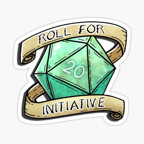 Elvish-Emporium Shop | Redbubble Nerdy Stickers, Roll For Initiative, Dnd Funny, Mtg Art, D20 Dice, Sticker Inspo, Trinket Trays, Reference Pics, Deal With It