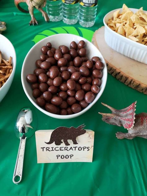 Jurrasic World Birthday Party Ideas, Among Us Birthday Party Ideas, Fête Jurassic Park, Dinosaur Snacks, Dinosaur Birthday Party Food, Dinosaur Party Food, Jurrasic World, Jurassic Park Birthday Party, 4de Verjaardag