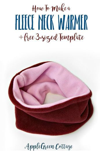 Fleece Projects, Fleece Neck Warmer, Sewing Fleece, Beginner Sewing, Beginner Sewing Projects Easy, Leftover Fabric, Cowl Scarf, Sewing Projects For Beginners, Sewing Skills