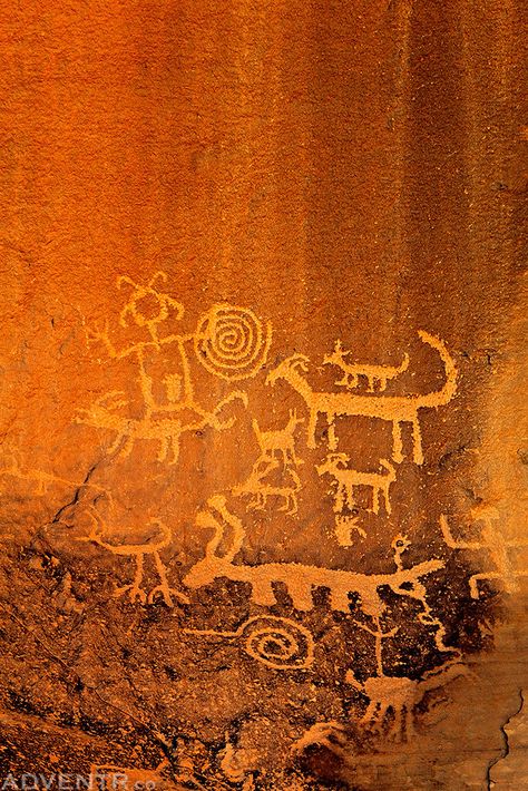 Rock Art Photo Gallery // ADVENTR.co Petroglyphs Art, Cave Drawings, Prehistoric Art, Art Ancien, Cave Paintings, Ancient Mysteries, Ancient Aliens, Mesopotamia, Ancient Artifacts