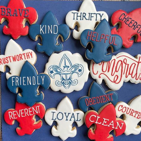 Eagle Cookies, Boy Scout Cookies, Eagle Scout Party Ideas, Eagle Scout Cookies Decorated, Eagle Scout Centerpieces, Eagle Scout Cupcakes, Eagle Scout Cookies, Eagle Scout Cakes Ideas, Eagle Scout Decorations