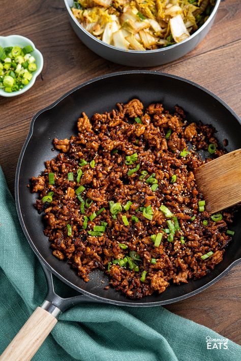 Ground Pork Broccoli, Korean Ground Pork, Easy Ground Pork Recipes, Ground Pork Tacos, Ground Beef Quinoa, Ground Beef And Noodles, Sw Recipes, Recipe Korean, Korean Pork