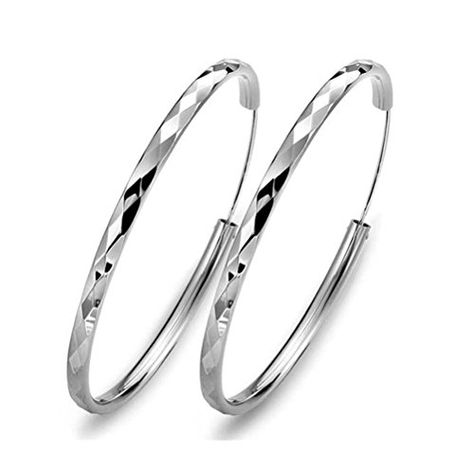 UEETEK 1 Pair Silver Rhombus Hoop Earing Ear Piercing for... https://www.amazon.co.uk/dp/B01M9I4HLJ/ref=cm_sw_r_pi_dp_U_x_tQoIBbXHDPQEY Korean Earrings, Big Hoop Earrings, Discount Jewelry, Sterling Silver Hoop Earrings, Sterling Silver Hoops, Circle Earrings, Silver Hoop Earrings, Silver Diamonds, Sterling Earrings