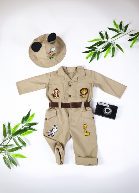 Safari Outfit, Safari Outfits, Outfit For Kids, Easter Theme, Baby 1st Birthday, Theme Halloween, Wild One, Birthday Outfit, Kids Costumes