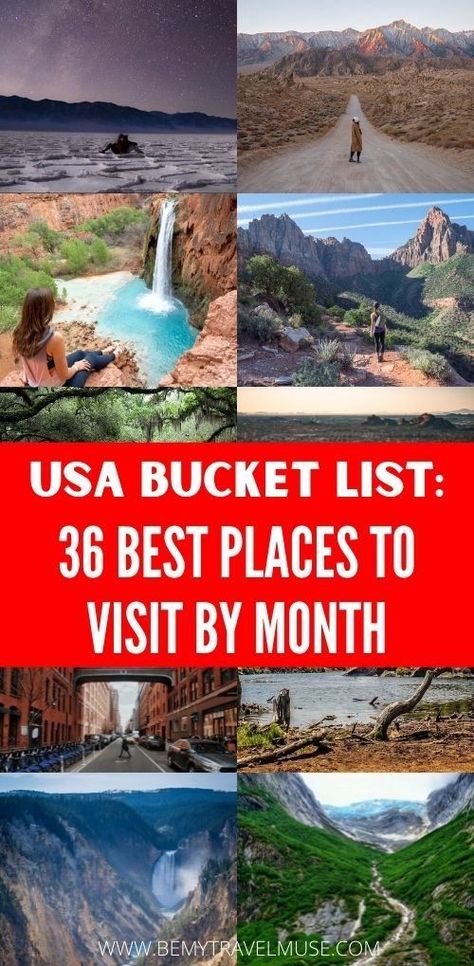 Planning Trips, Usa Places To Visit, Usa Bucket List, Road Trip Places, Visit Usa, Us Travel Destinations, Best Places To Visit, Best Places To Travel, Months In A Year