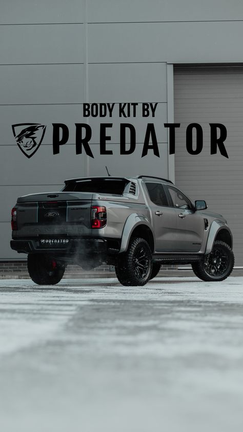 Ford Ranger 2023+ Body Kit by Predator Ford Ranger Ideas, Ford Ranger Wildtrak 2023 Modified, Ford Ranger Raptor 2023, Ford Ranger Xlt Modified, Ford Ranger Wheels, 2024 Ford Ranger Raptor, 2021 Ford Ranger Accessories, Ford Ranger Lifted, Custom Ford Ranger