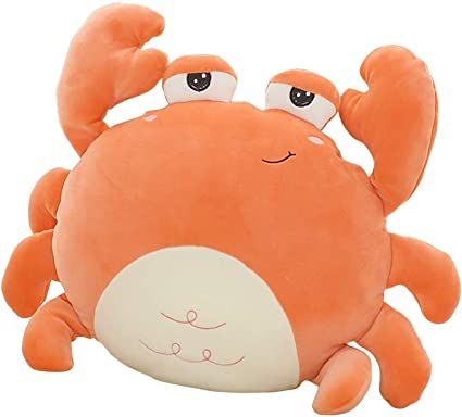 Amazon.com: Plush Pillow Crab Toy Stuffed Animal Cute Zoo Theme Doll Creative Adorable Gift Toy for Kids Girls Boys Bedroom Home Decoration Ornaments (Crab): Toys & Games Stuffed Crab, Crab Cartoon, Crab Pillow, Crab Toy, Doll Pillow, Cartoon Doll, Toy For Kids, Christmas Gifts Toys, Toy Doll