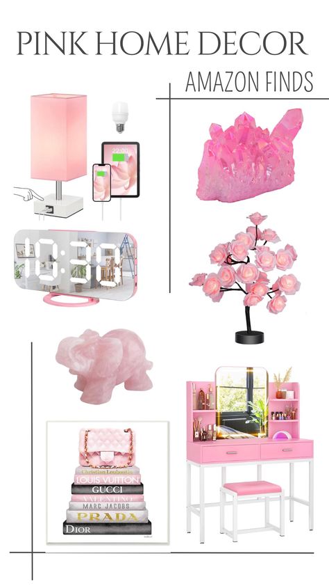 Pink Aesthetic Home, Pink Dorm Rooms, Beach Room Decor, Esthetician Room Decor, Pink Dorm, Barbie Vibes, Pink Vanity, Luxury Room Bedroom, Aesthetic Room Ideas