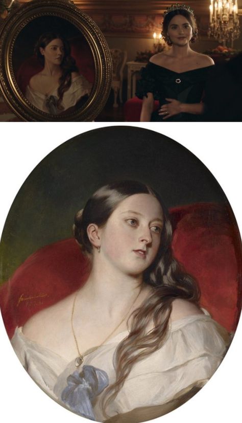 Reel vs real: Winterhalter's portrait of Victoria. Franz Xavier Winterhalter, Prins Albert, Franz Xaver Winterhalter, Young Queen Victoria, Era Victoria, Victoria Reign, Victorian Times, The Royal Collection, Her Majesty The Queen