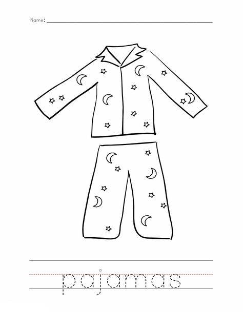 Pajama Coloring Page Printable | Educative Printable Pajama Coloring Page, Llama Llama Red Pajama, Pj Day, Spongebob Pics, Pj Party, Pajama Day, Learning Sites, Red Pajamas, White Pajamas