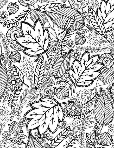 Fall Adult Coloring Pages Free Printable, Fall Adult Coloring Pages, Fall Coloring Pictures, Adult Coloring Pages Free Printable, Fall Leaves Coloring Pages, Fall Coloring Sheets, Monster Truck Coloring Pages, Coloring Pages For Grown Ups, Space Coloring Pages