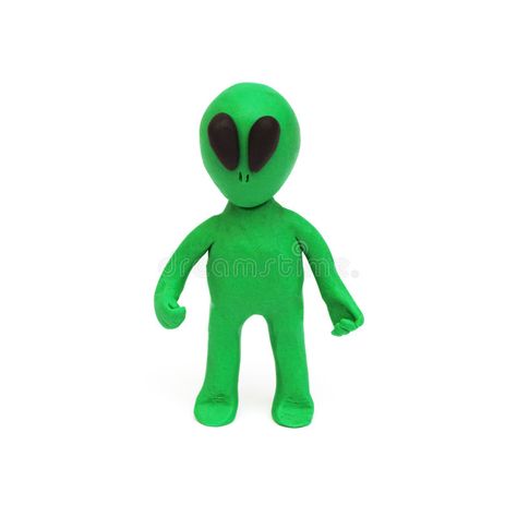 Alien, clay modeling. A green alien made from clay , #spon, #clay, #Alien, #modeling, #alien, #green #ad Alien Clay Art, Green Clay Ideas, Alien Ceramics, Polymer Clay Alien, Clay Alien, Clay Characters, Easy Clay Sculptures, Green Play, Clay Crafts For Kids