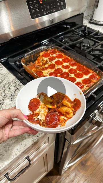 Baked Pizza Tortellini, Pepperoni Tortellini Bake, Cheese Tortellini Bake Recipes, Pizza Tortellini Bake, Italian Sausage And Tortellini Recipes, Tortellini Baked Casserole, Frozen Tortellini Bake, 5 Cheese Tortellini Recipes, Sausage And Tortellini Recipes