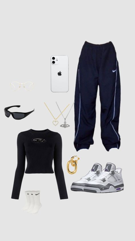 Fasion Outfits, Shoes Outfit Fashion, Trendy Outfits For Teens, Easy Trendy Outfits, Swaggy Outfits, Cute Everyday Outfits, Baddie Outfits Casual, Cute Simple Outfits, Casual Style Outfits