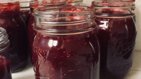 Cranberry Apple Jam Recipe - Food.com Pear Cranberry Jam, Crab Apple Jam Recipe, Apple Jalapeno Jam, Cranberry Apple Jam With Pectin, Cranberry Orange Jam Recipe, Cranberry Apple Jam, Cranberry Orange Jam, Orange Jam Recipe, Walnut Jam