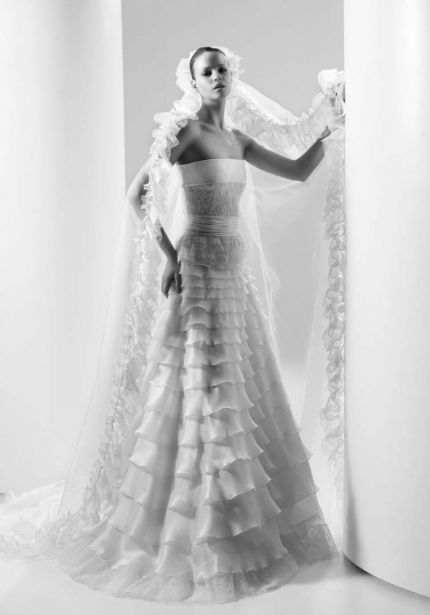 Beaded Organza Tiered Wedding Dress Valentino -We're JacquiandScott, (With 1,000 Hand Crafted Boards & 700,000 Very Sexy Pins/GIFs/Videos,) and We’re  Nuts About Pinterest! We Pin/Repin Every Day, (Sometimes All Night,) and We Do All of This Primarily for You, Then for Fun & Follows. Come See, We're Friendly Maximalists, and We Love {{OUR FOLLOWERS}} But Follow, or Don't Follow, You Are So Very Welcome! Big Hugs, "JacquiandScott" PS: Previous Pinners' Credits Go Here… Valentino Bridal, Valentino Wedding Dress, Tiered Wedding Dress, Bridal Room, Organza Wedding Dress, Organza Wedding, Bias Cut Dress, Designer Bridal Gowns, Strapless Neckline