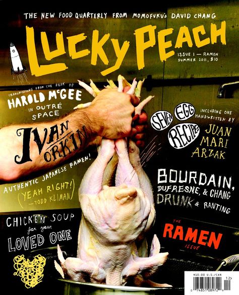 Issues from the shuttered cult classic are still fetching a pretty penny Lucky Peach Magazine, Lucky Peach, David Chang, Food Writing, Food Magazine, Magazine Layout, Food Industry, Magazine Design, Atlantis