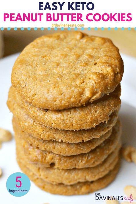 Cookies Recipe Video, Diet Desserts Recipes, Low Carb Cookies Recipes, Peanut Butter Dessert Recipes, Cookie Recipe Video, Keto Peanut Butter Cookies, Keto Peanut Butter, Keto Cookie Recipes, Easy Peanut Butter Cookies