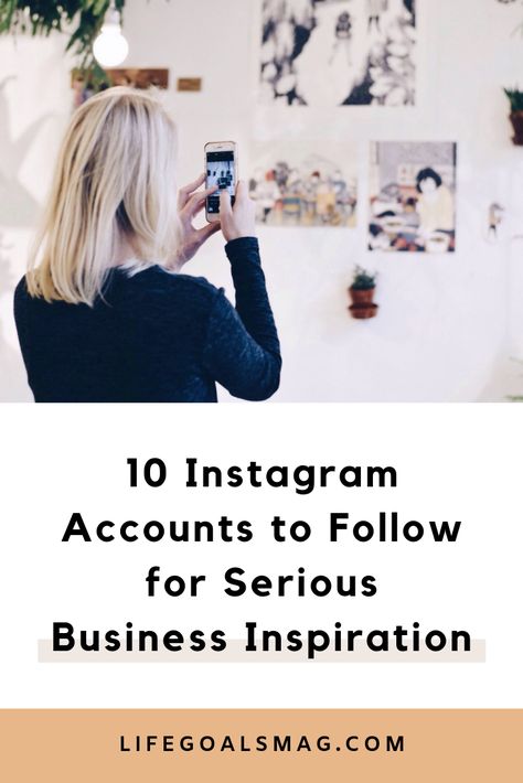 Inspiring instagram accounts for business, career tips, and motivation. It's hard to always have a good mindset, especially if you're pursuing entrepreneurship, so it helps to mindfully follow instagram feeds that make you feel inspired and encouraged to do your best. #instagram #inspiration #careertips Inspiring Instagram Accounts, Inspirational Instagram Quotes, Good Mindset, Jenna Kutcher, Get Stuff Done, Successful Business Tips, Instagram Feeds, Personal Development Books, Feeling Inspired